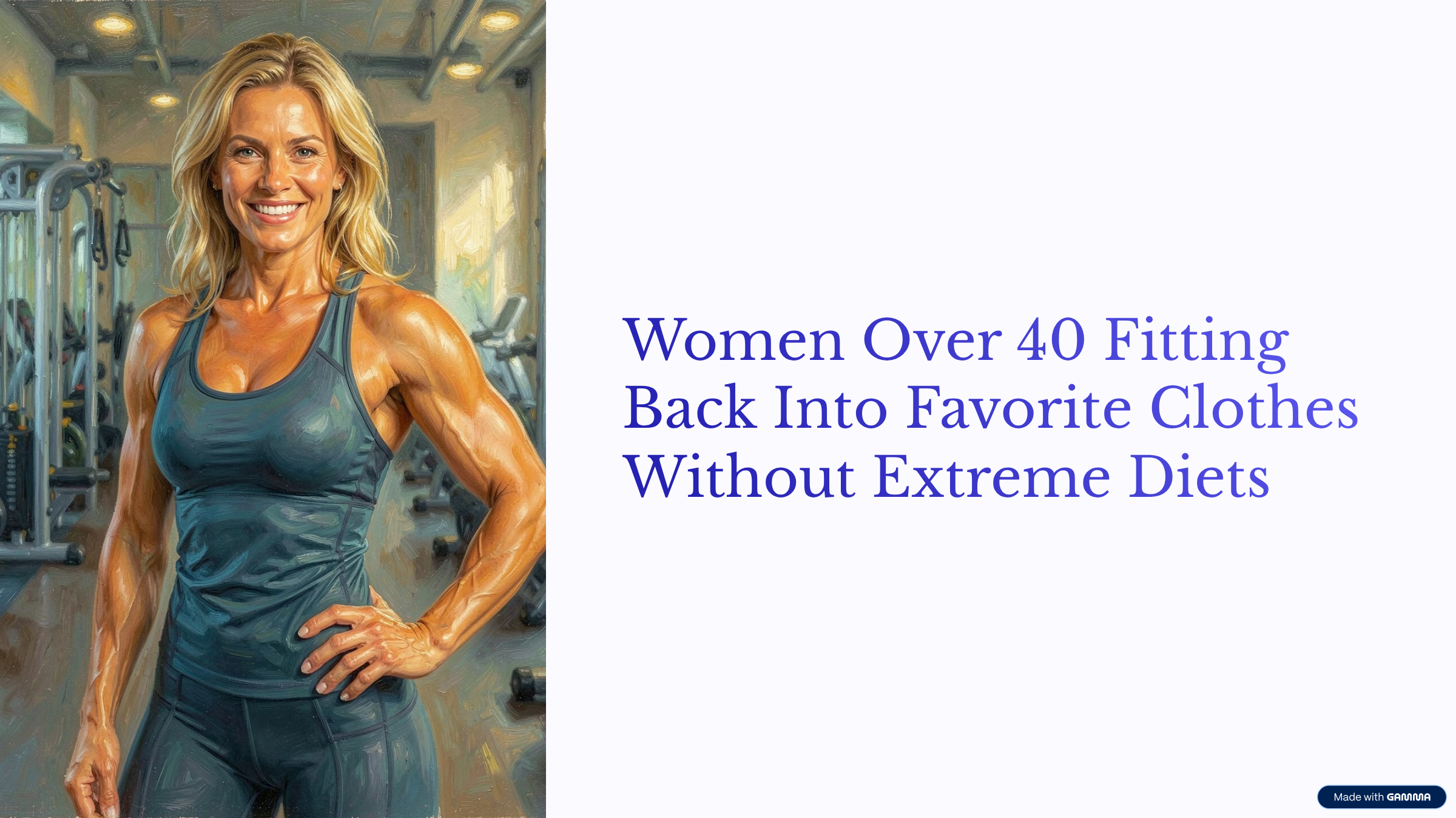 Women Over 40 Fitting Back Into Favorite Clothes Without Extreme Diets